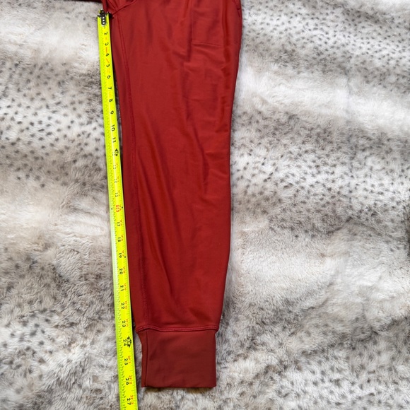 Old Navy High-Waisted Orange Jogger Leggings - Size Small - POCKETS! - Picture 3 of 12
